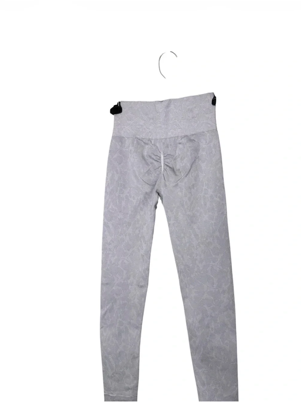 Gymshark High-Waist Light Grey Textured Leggings
